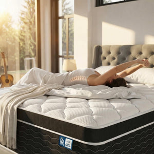 12-Inch California King Hybrid Mattress | Cooling Gel Memory Foam & Pocketed Spring