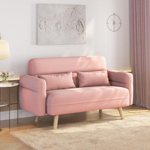 Mid-Century Modern 2-Seater Loveseat Sofa