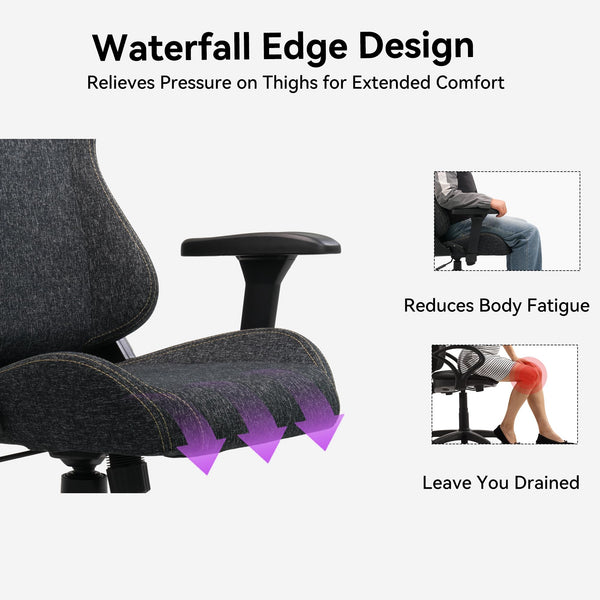 High Back Ergonomic Gaming Chair with 4D Armrests