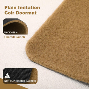 DIY Blank Coir Doormat Painting Kit with Acrylic Paint & Brushes