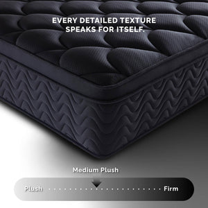 Pocket Spring Innerspring Mattress – Full, Queen & King | 12" & 14" | Quilted, Motion Isolation