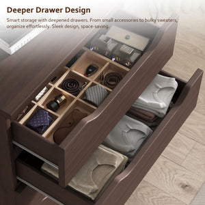5-Drawer Dresser with Hidden Storage