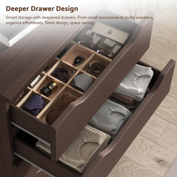 5-Drawer Dresser with Hidden Storage