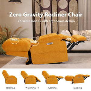 Zero Gravity Power Recliner Chair with Heat and Massage