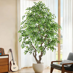 Large Artificial Ficus Tree with Realistic Leaves