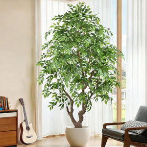 Large Artificial Ficus Tree with Realistic Leaves