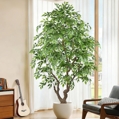 Large Artificial Ficus Tree with Realistic Leaves