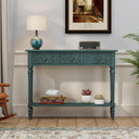Console Table with 3 Drawers & Open Shelf