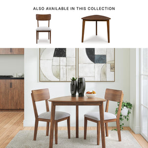Triangle Dining Table, Mid-Century Modern, Seats 3