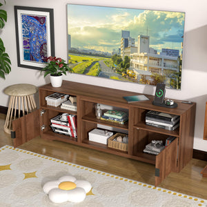 Fluted TV Stand for TVs up to 80"
