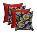 Outdoor Throw Pillows Set of 4 – 17"x17" Reversible Polyester