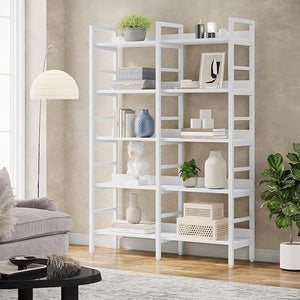 5-Tier Industrial Bookshelf