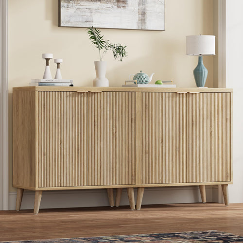 Buffet Cabinet with Adjustable Shelves & Doors