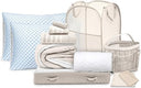Twin XL Dorm Room Complete Bedding & Organizer Set