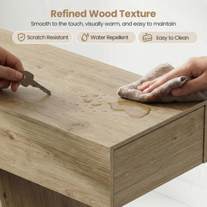 63-Inch Console Table with Storage Drawers