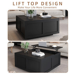 Lift Top Coffee Table with Hidden Storage