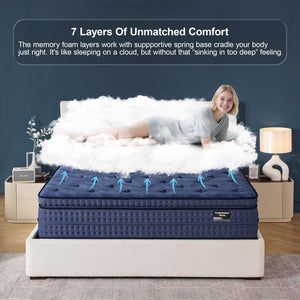 14-Inch Medium Plush Hybrid Mattress