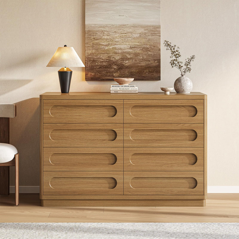 8-Drawer Dresser with Deep Storage – Wide Chest of Drawers for Bedroom & Closet