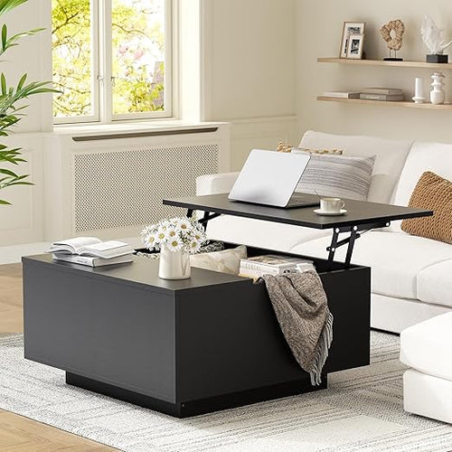 Lift Top Coffee Table with Hidden Storage