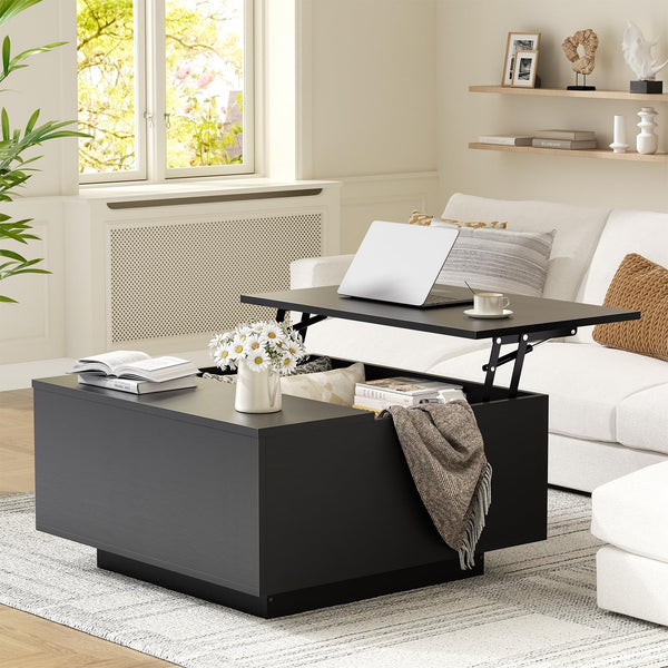 Lift Top Coffee Table with Hidden Storage