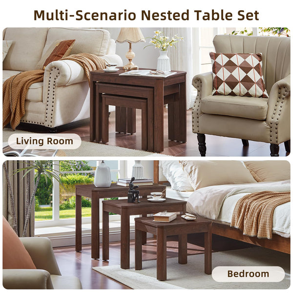 Farmhouse Nesting Tables Set of 3