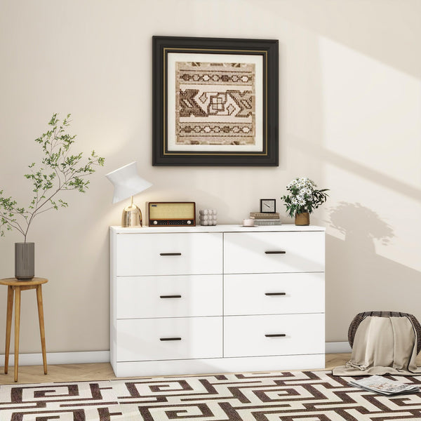 6-Drawer Horizontal Dresser Cabinet