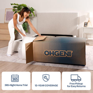 Cooling Gel Memory Foam Mattress – Medium Feel, CertiPUR-US Certified