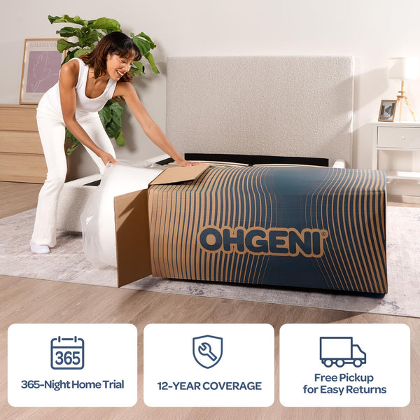 Cooling Gel Memory Foam Mattress – Medium Feel, CertiPUR-US Certified
