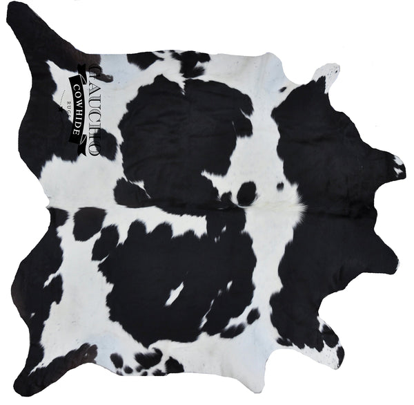 Black & White Cowhide Rug 5x7