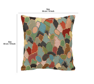 Cotton Jacquard Woven Throw Pillow Cover 19x19
