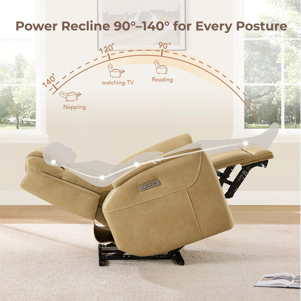 Zero Gravity Power Recliner Chair with USB & Type-C Charging