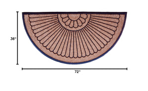 Coir & Rubber Heavy-Duty Oversized Doormat