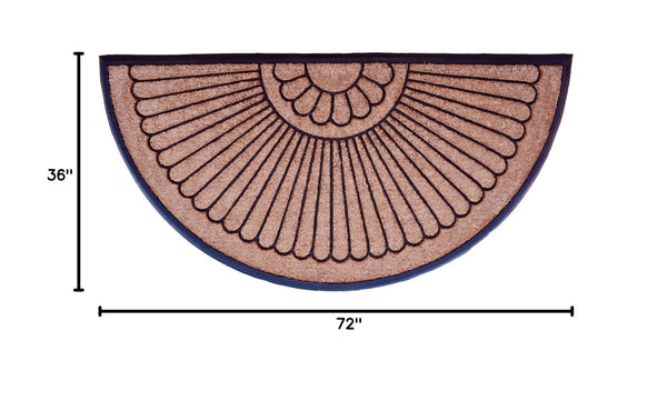 Coir & Rubber Heavy-Duty Oversized Doormat