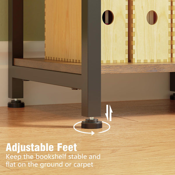 5-Tier Deformable Corner Bookshelf