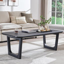 Rectangular Coffee Table with U-Shaped Legs