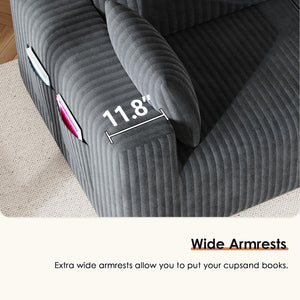 146" Modular Sectional Cloud Couch