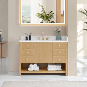 Bathroom Vanity with Ceramic Countertop