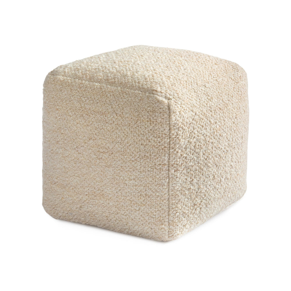 Square Pouf Ottoman Footrest – Decorative Floor Seating