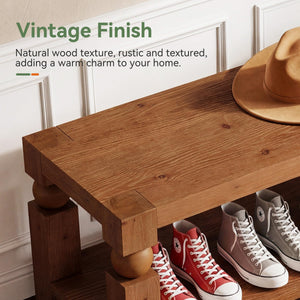 47-Inch Entryway Bench with Shoe Storage