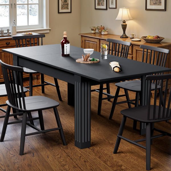 Expandable Dining Table 54"–84" | Seats 4–10 | Engineered Wood