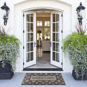 Non-Slip Rubber Doormat 24x36 Inch – Indoor Outdoor Entrance Mat
