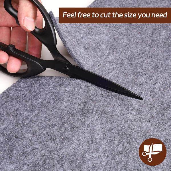 Non-Slip Felt Rug Pad for Hardwood & All Floor Types