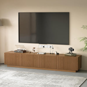 86.61" Mid-Century Modern TV Stand for TVs up to 85"