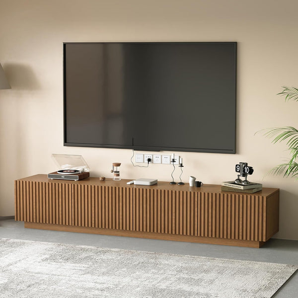 86.61" Mid-Century Modern TV Stand for TVs up to 85"