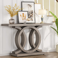 55" Geometric Console Table