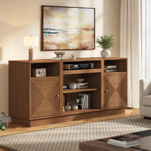 Mid-Century Modern TV Stand with Storage