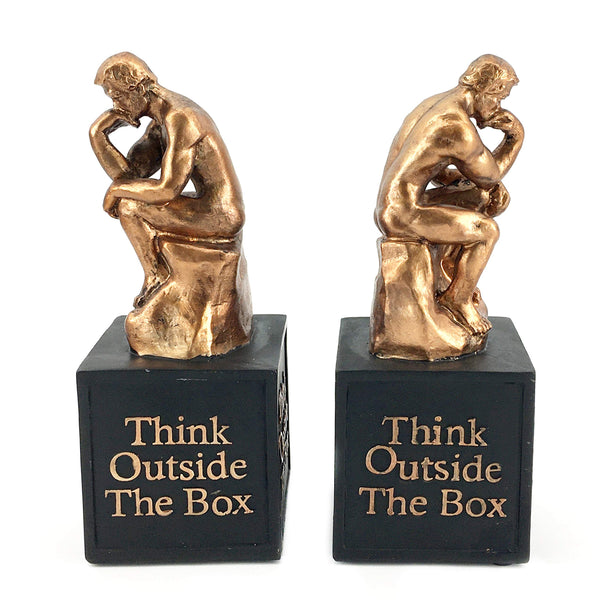 Thinker Bookends Set of 2