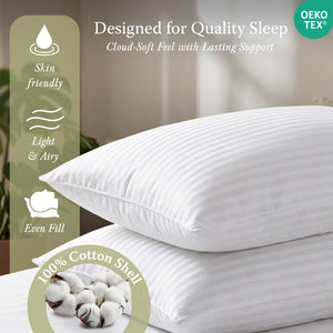 Down Alternative Bed Pillows – Set of 2