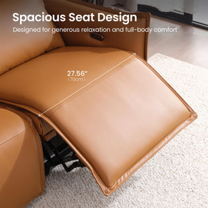 96" Power Recliner Sofa 3-Seater | Zero Gravity | Faux Leather | USB & Type-C