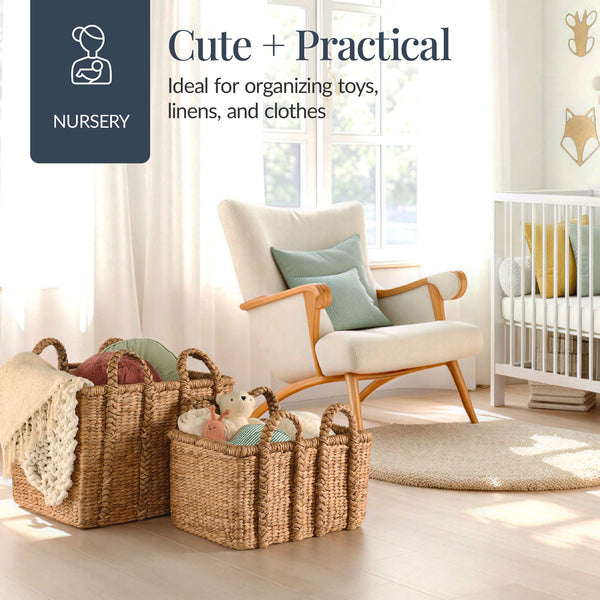 3-Piece Woven Storage Basket Set